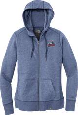 Hartford Jr. Wolfpack New Era Ladies French Terry Full-Zip Hoodie