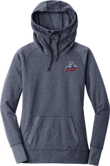 Hartford Jr. Wolfpack New Era Ladies Tri-Blend Fleece Pullover Hoodie