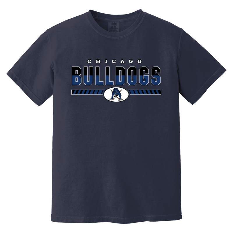 Chicago Bulldogs Heavyweight Ring Spun Tee