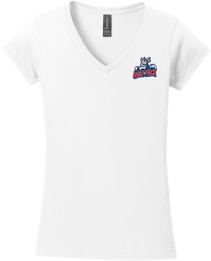 Hartford Jr. Wolfpack Softstyle Ladies Fit V-Neck T-Shirt