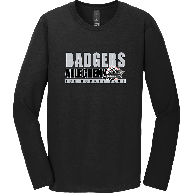 Allegheny Badgers Softstyle Long Sleeve T-Shirt