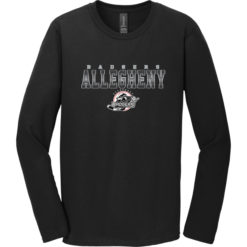 Allegheny Badgers Softstyle Long Sleeve T-Shirt