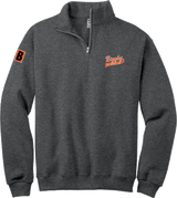 Biggby Coffee AAA NuBlend 1/4-Zip Cadet Collar Sweatshirt