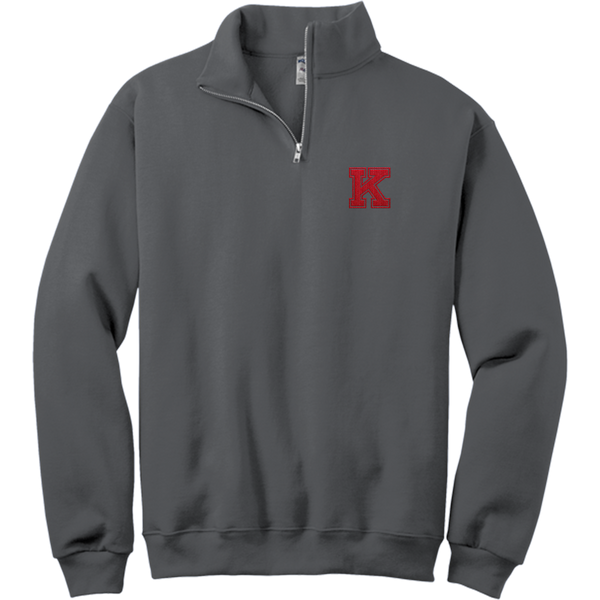 King's College NuBlend 1/4-Zip Cadet Collar Sweatshirt