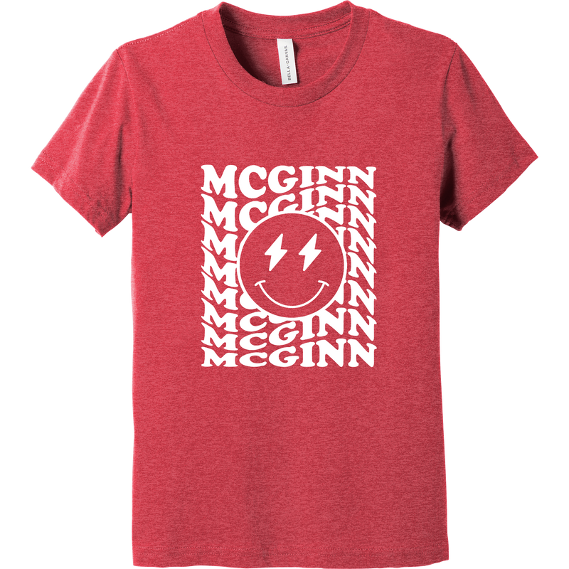 McGinn Youth "Smiley" Heather CVC Tee