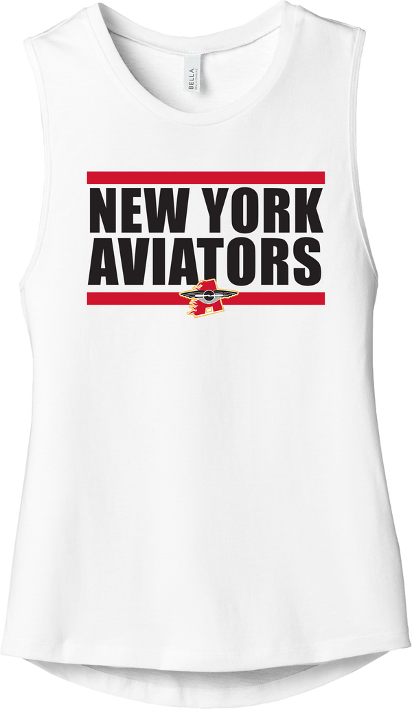 NY Aviators Womens Jersey Muscle Tank