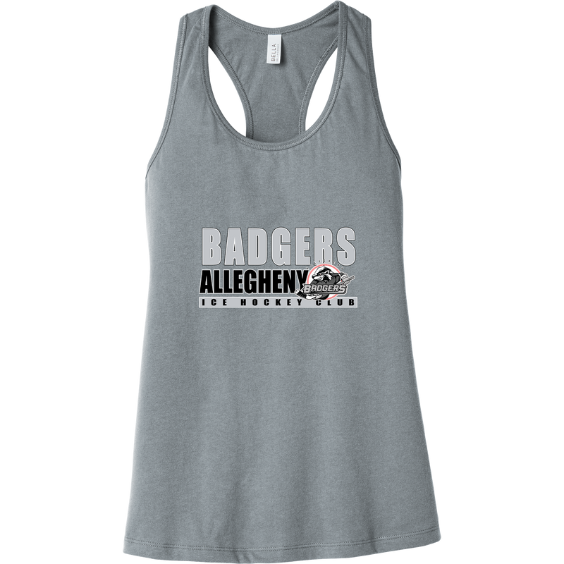 Allegheny Badgers Womens Jersey Racerback Tank