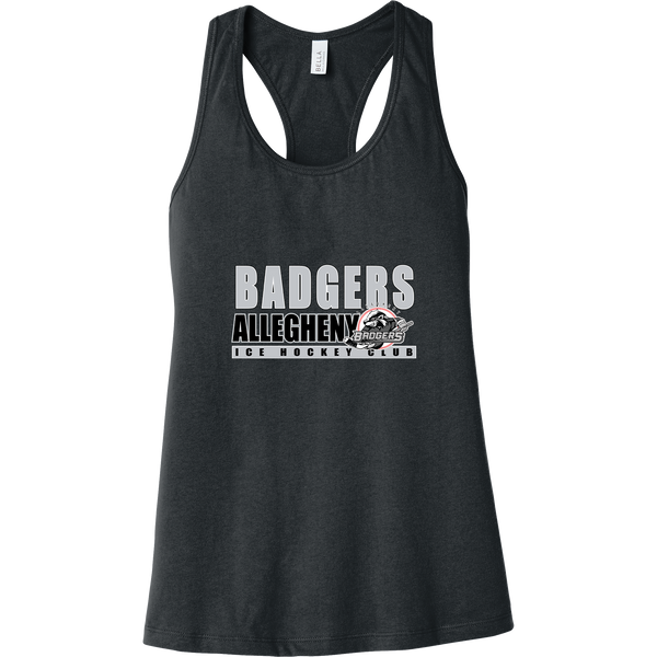 Allegheny Badgers Womens Jersey Racerback Tank