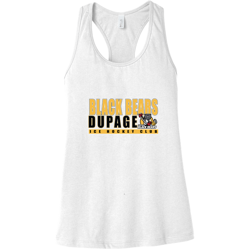 Dupage Black Bears Womens Jersey Racerback Tank