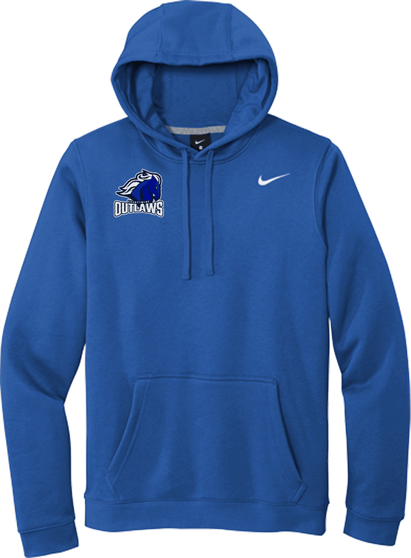 Brandywine Outlaws Nike Club Fleece Pullover Hoodie