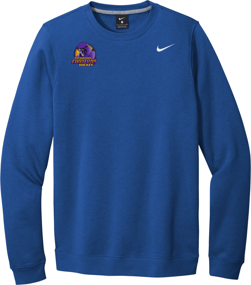 Youngstown Phantoms Nike Club Fleece Crew