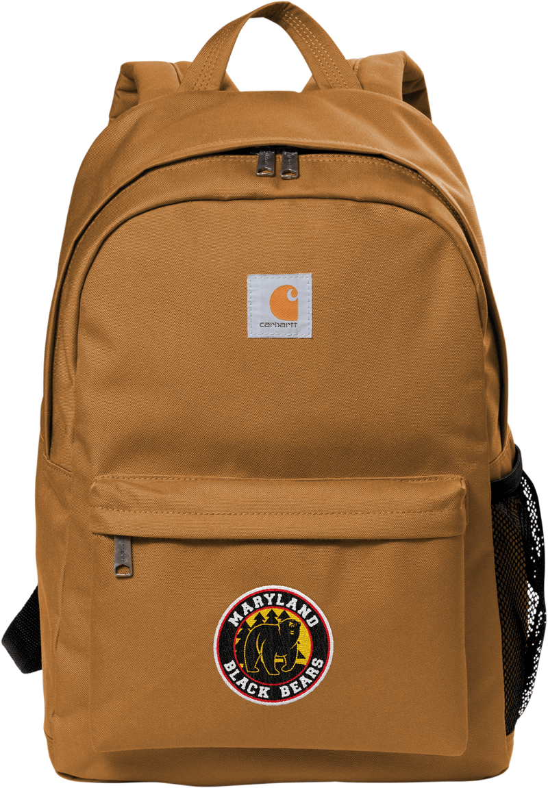 Maryland Black Bears Carhartt Canvas Backpack