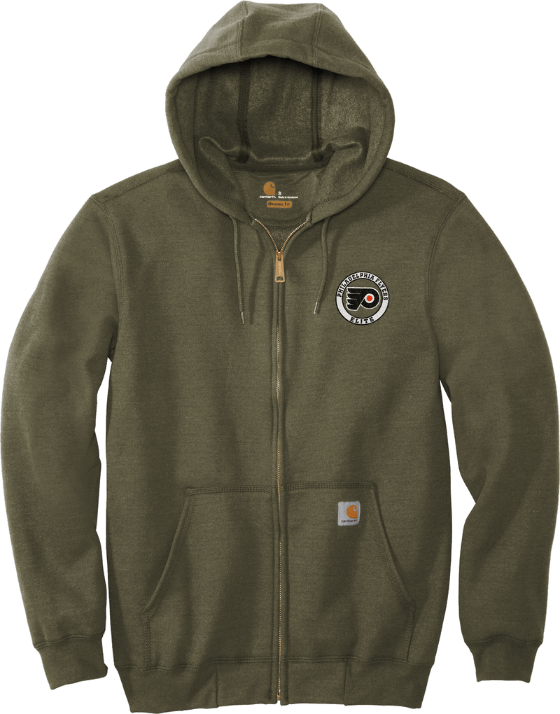 Philadelphia Flyers Elite Carhartt Midweight Hooded Zip-Front Sweatshirt