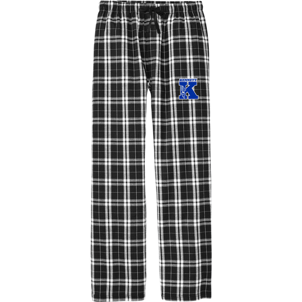 Kennett Track Flannel Plaid Pant