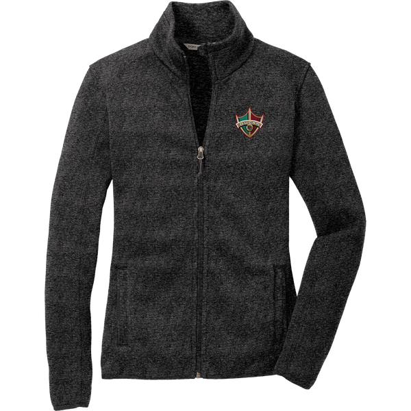 Delaware Ducks Ladies Sweater Fleece Jacket