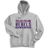 Philadelphia Rebels Ultimate Cotton - Pullover Hooded Sweatshirt