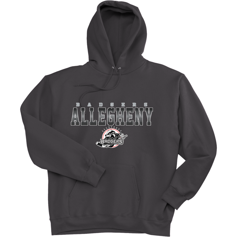 Allegheny Badgers Ultimate Cotton - Pullover Hooded Sweatshirt