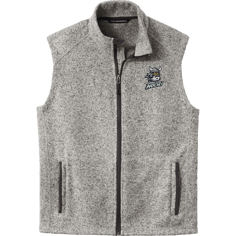 Hard Edge Hockey Sweater Fleece Vest