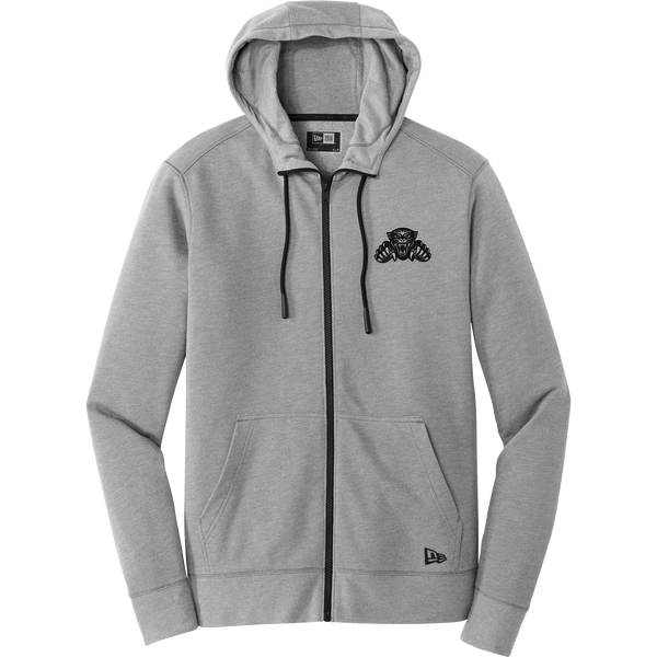 Igloo Jaguars New Era Tri-Blend Fleece Full-Zip Hoodie