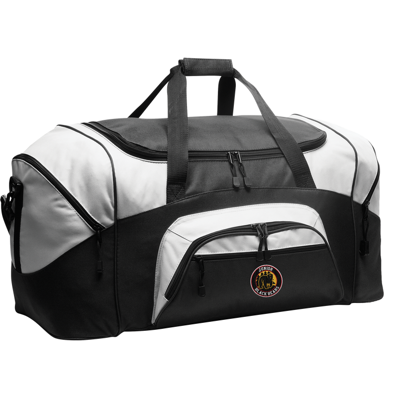 MD Jr. Black Bears Standard Colorblock Sport Duffel