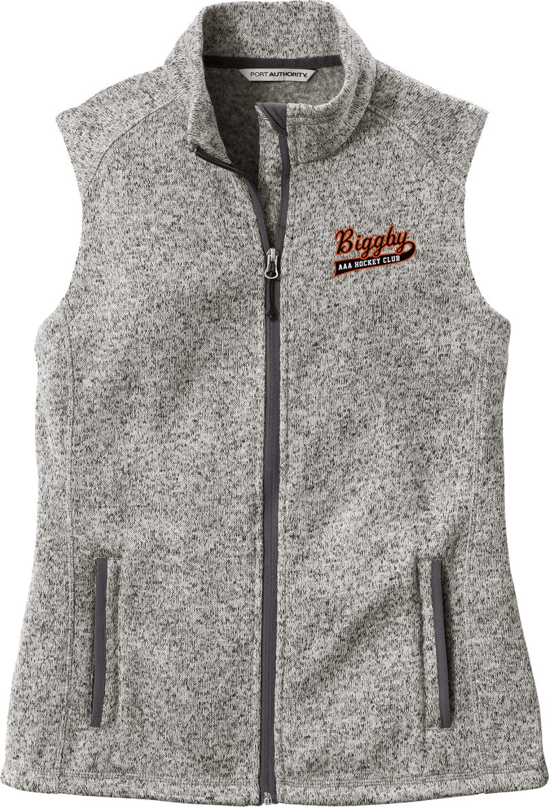 Biggby Coffee AAA Ladies Sweater Fleece Vest