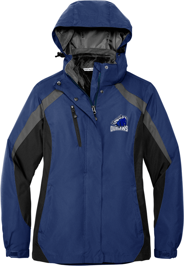 Brandywine Outlaws Ladies Colorblock 3-in-1 Jacket