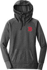 CT Bobcats New Era Ladies Tri-Blend Fleece Pullover Hoodie