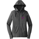 Mid-Fairfield New Era Ladies Tri-Blend Fleece Full-Zip Hoodie