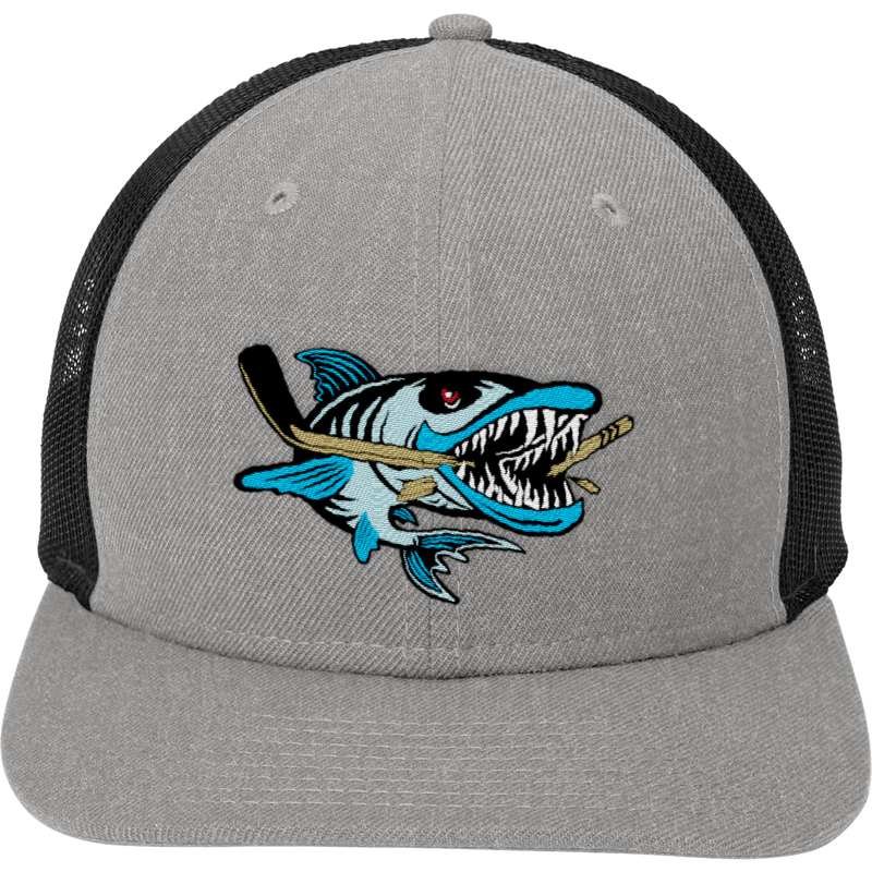 Boca Barracudas New Era Snapback Low Profile Trucker Cap