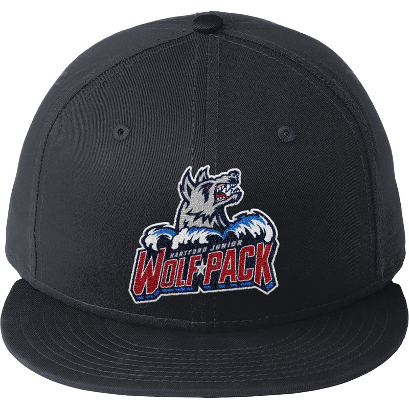 Hartford Jr. Wolfpack New Era Flat Bill Snapback Cap