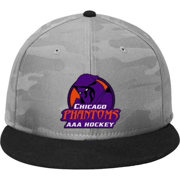 Chicago Phantoms New Era Camo Flat Bill Snapback Cap