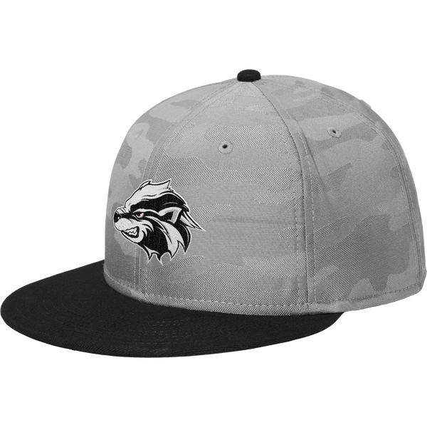 Allegheny Badgers New Era Camo Flat Bill Snapback Cap