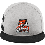 Princeton Tiger Lilies New Era Shadow Heather Striped Flat Bill Snapback Cap