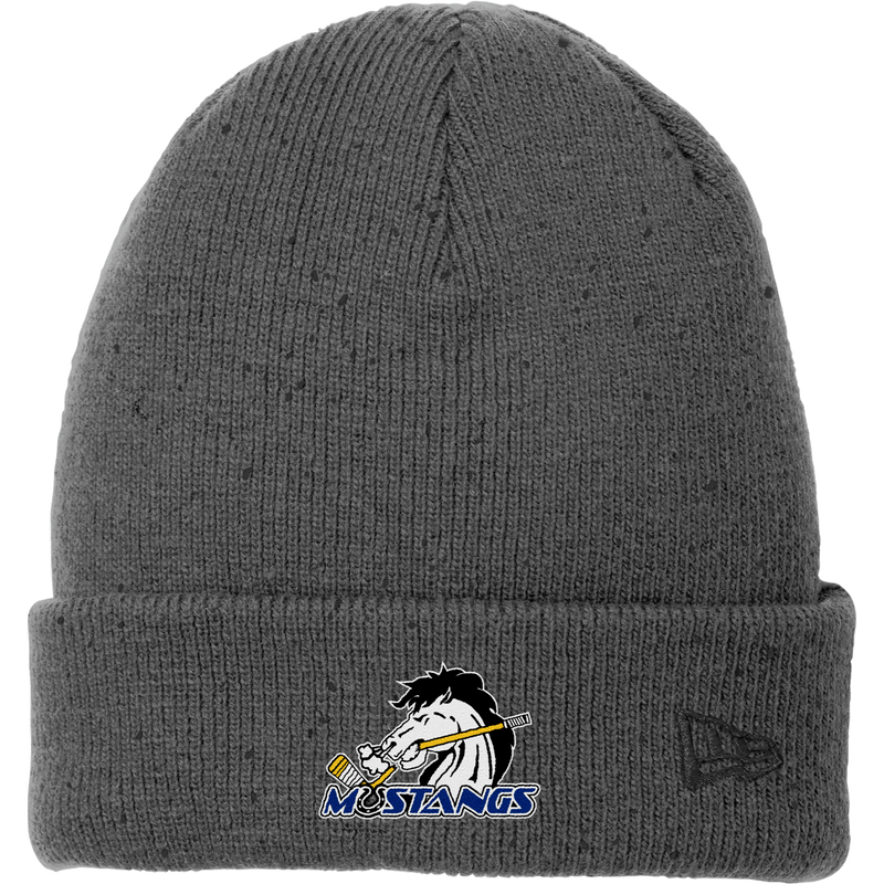 Mid-State Mustangs New Era Speckled Beanie