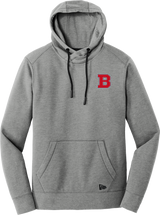 CT Bobcats New Era Tri-Blend Fleece Pullover Hoodie