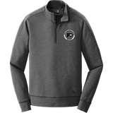 Philadelphia Flyers Elite New Era Tri-Blend Fleece 1/4-Zip Pullover