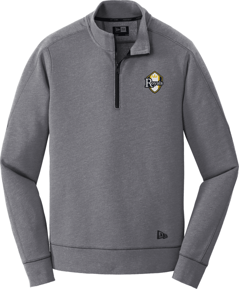 Royals Hockey Club New Era Tri-Blend Fleece 1/4-Zip Pullover