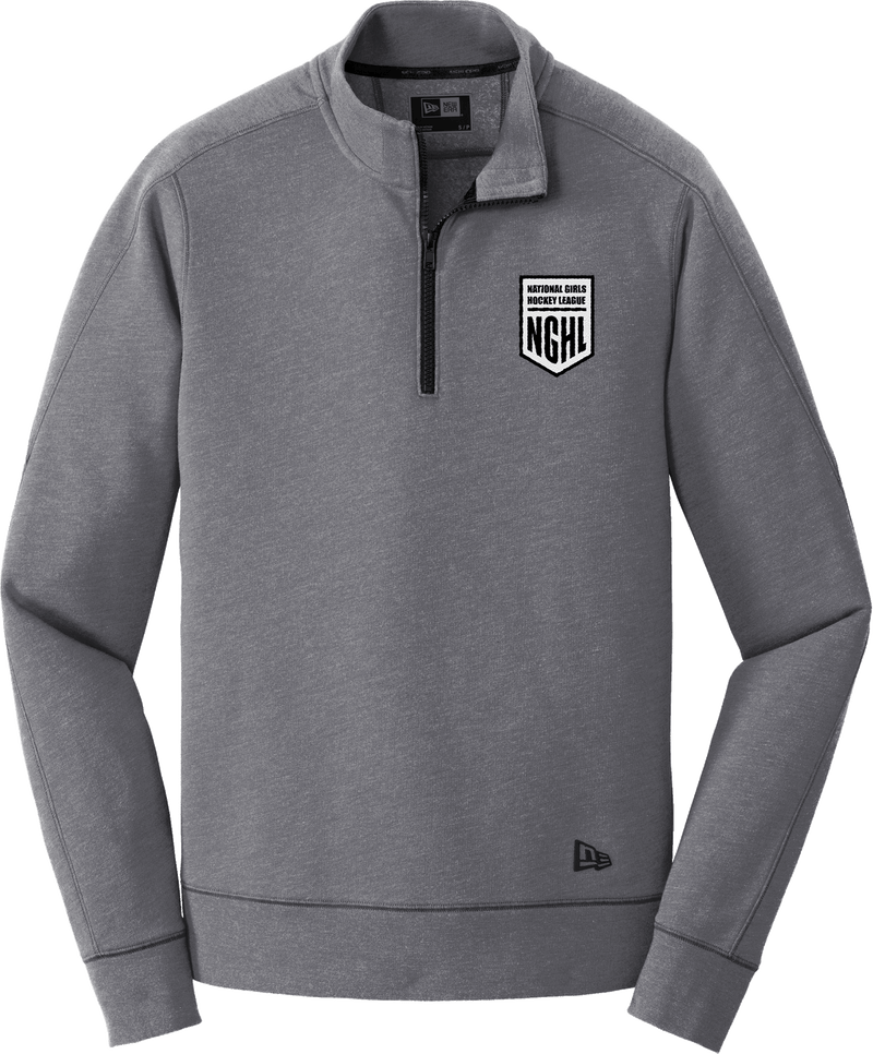 NGHL New Era Tri-Blend Fleece 1/4-Zip Pullover