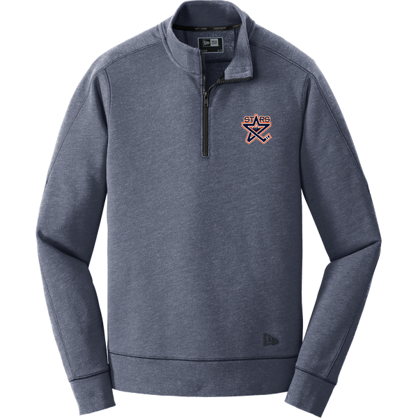 NY Stars New Era Tri-Blend Fleece 1/4-Zip Pullover