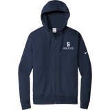 Midd South Athletics Nike Club Fleece Sleeve Swoosh Full-Zip Hoodie