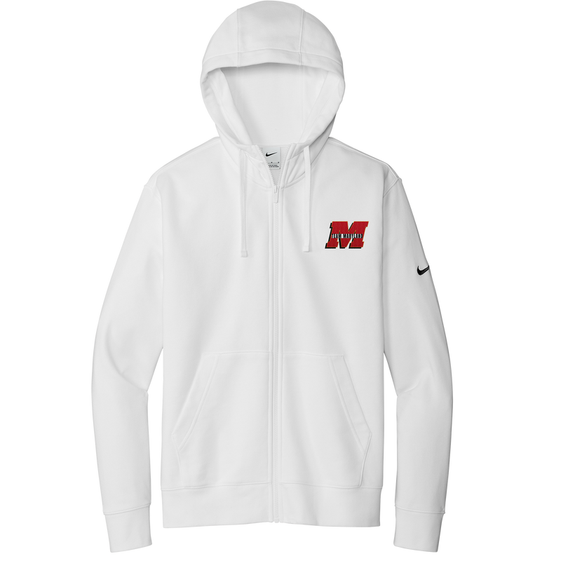 Team Maryland Nike Club Fleece Sleeve Swoosh Full-Zip Hoodie