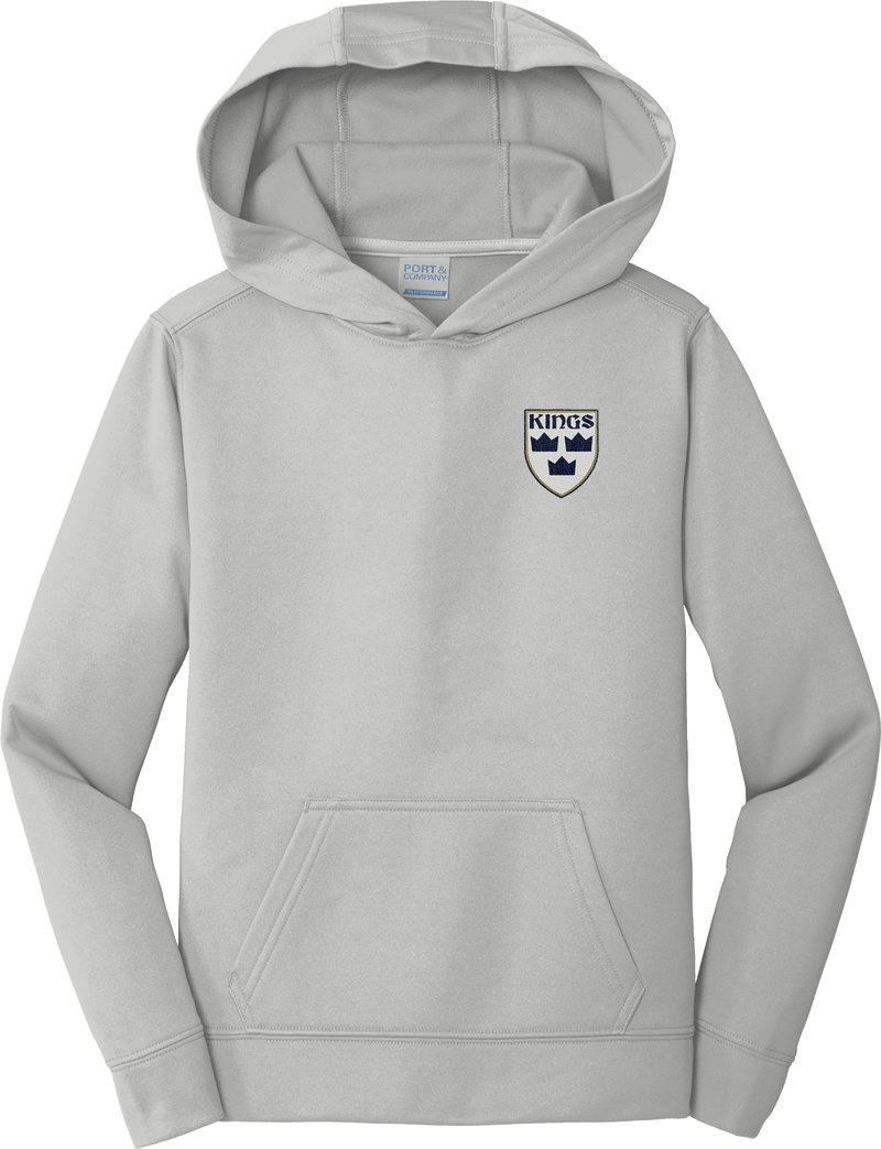 North Jersey Kings Youth Performance Fleece Pullover Hooded Sweatshirt