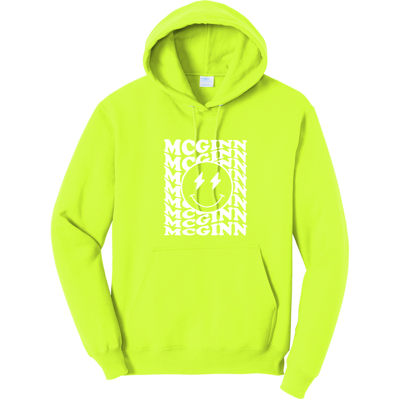 McGinn "Smiley" Fleece Pullover Hooded Sweatshirt