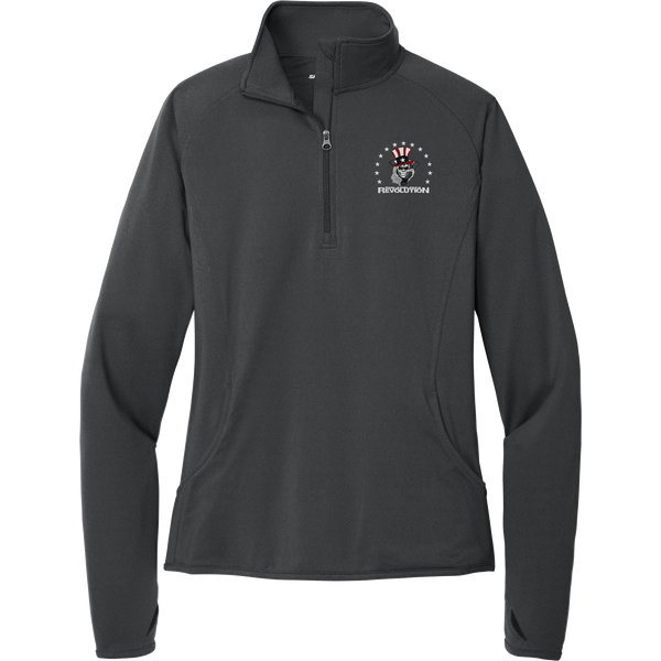 Phila Revolution Ladies Sport-Wick Stretch 1/4-Zip Pullover