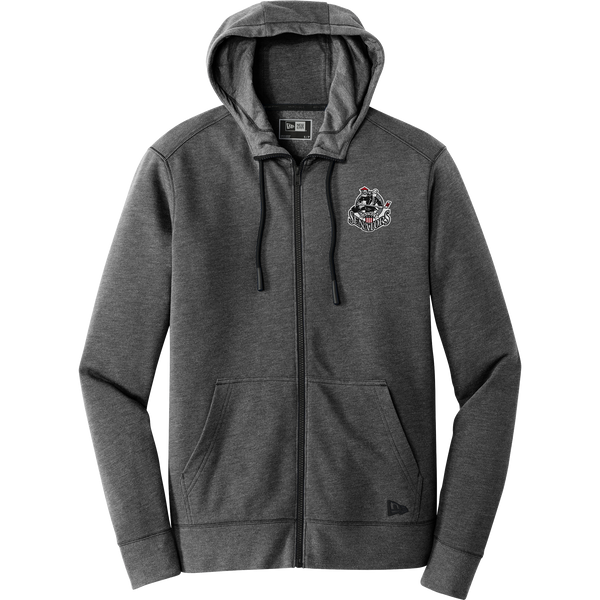 Grundy Senators New Era Tri-Blend Fleece Full-Zip Hoodie