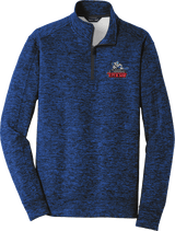 NJ Titans PosiCharge Electric Heather Fleece 1/4-Zip Pullover