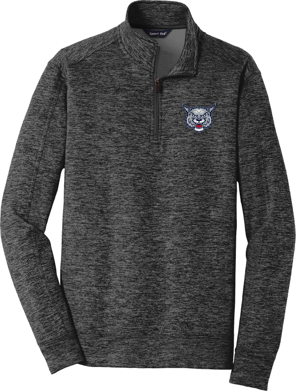 CT Bobcats PosiCharge Electric Heather Fleece 1/4-Zip Pullover