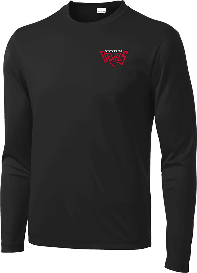 York Devils Long Sleeve PosiCharge Competitor Tee