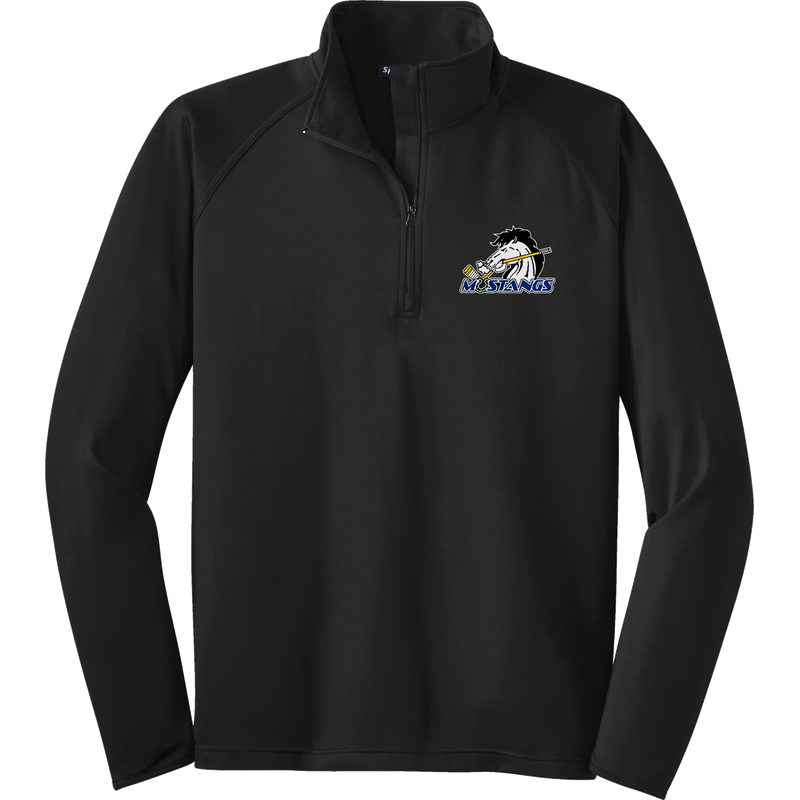 Mid-State Mustangs Sport-Wick Stretch 1/4-Zip Pullover