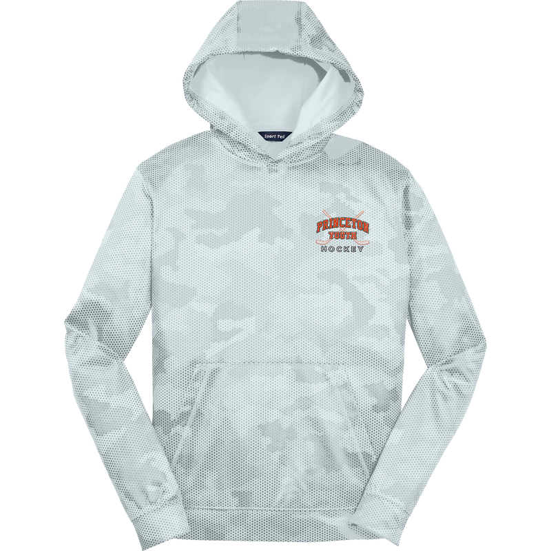 PYH Youth Sport-Wick CamoHex Fleece Hooded Pullover